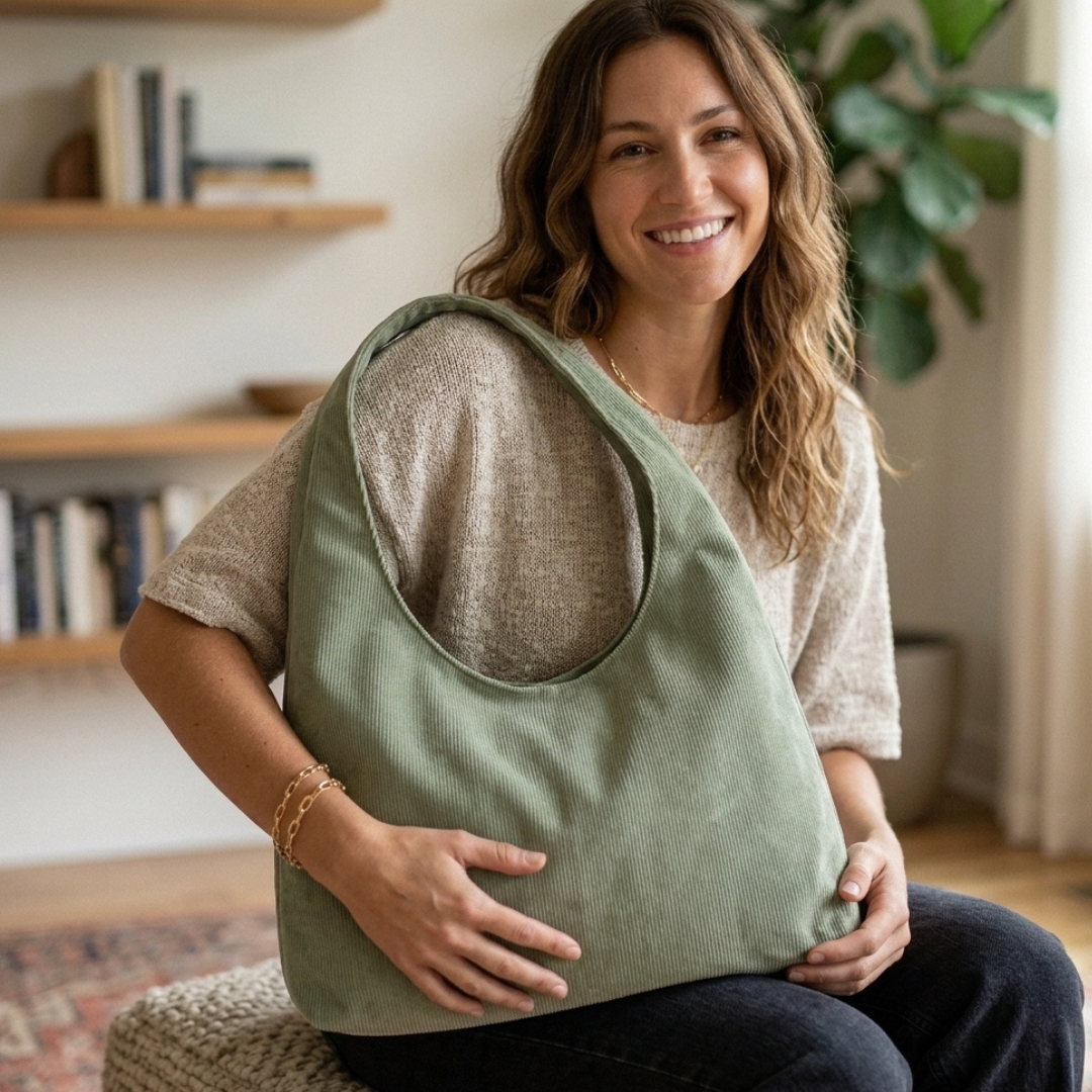 Reversible Hobo Bag Sewing Pattern, Beginner Reversible Tote With Video