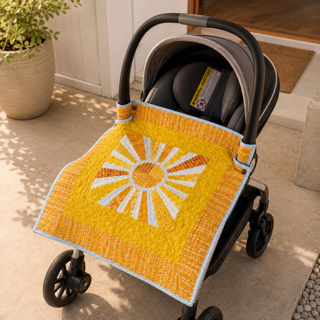 Car Seat Coverlet Pattern, No-Slip Quilting Project