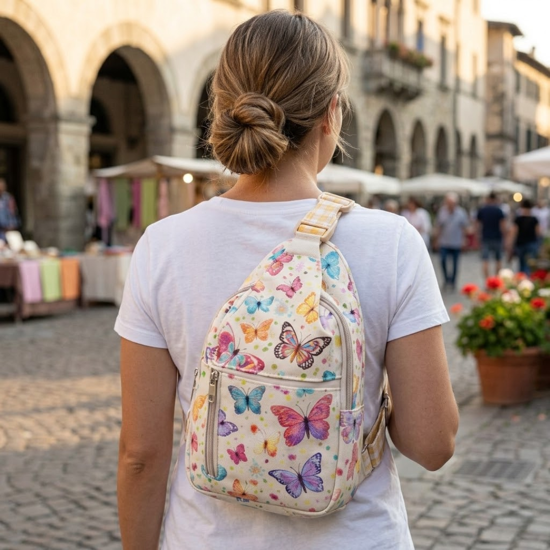 Sling Bag Sewing Pattern PDF, Easy Beginner Crossbody Backpack, Bag Pattern ,Sewing Pattern, Easy Sling Bag Pattern, Instant Download