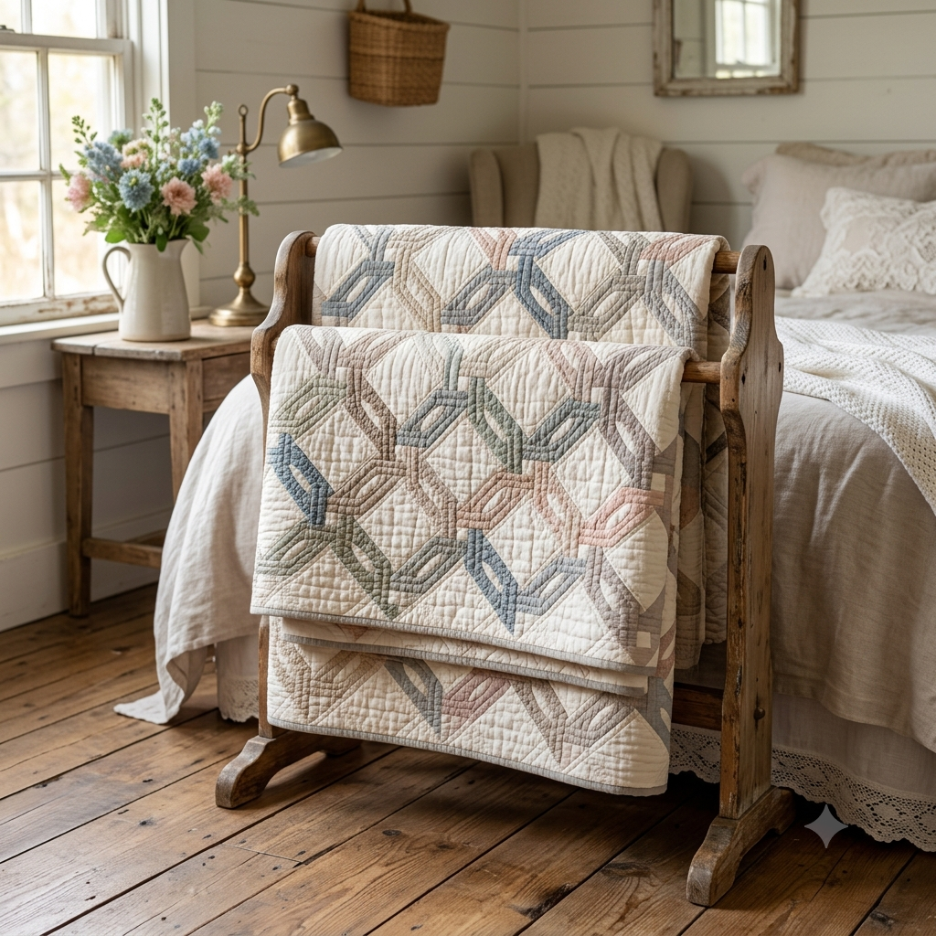 Love Links Quilt Pattern PDF, Beginner Friendly