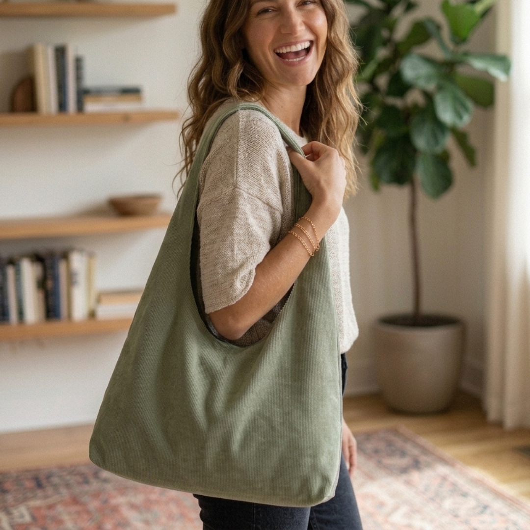 Reversible Hobo Bag Sewing Pattern, Beginner Reversible Tote With Video