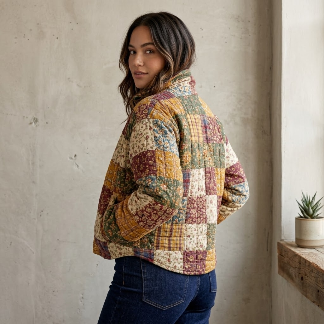 Quilted Jacket Sewing Pattern, Sizes XS-3X Beginner Friendly