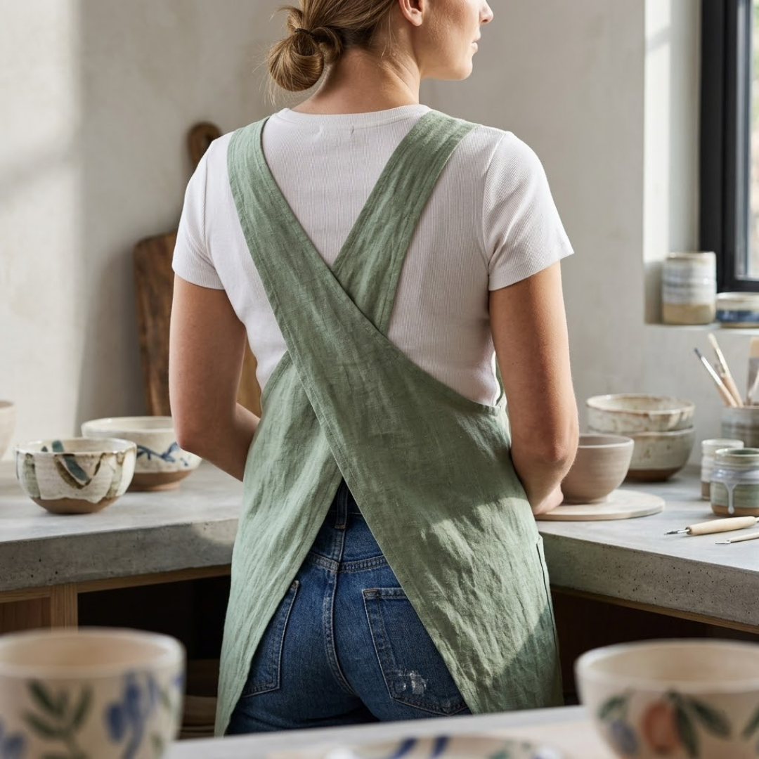 Cross Back Apron Sewing Pattern PDF, XS-4XL, Bonus Apron for Kids Sewing Pattern