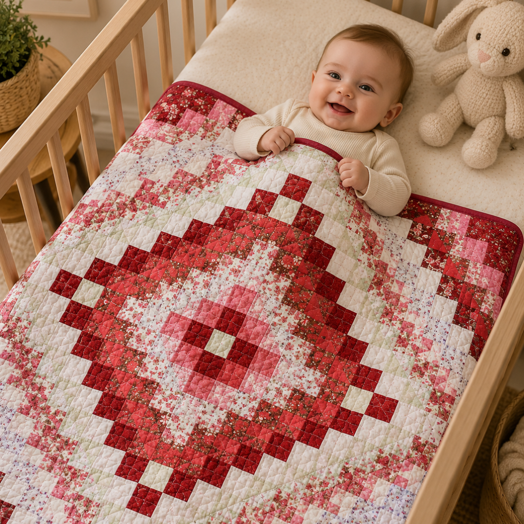 Oasis Quilt Pattern, Easy Beginner Quilting Project