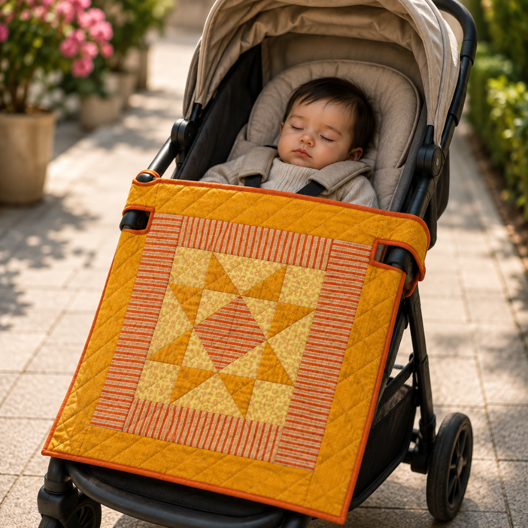 Car Seat Coverlet Pattern, No-Slip Quilting Project