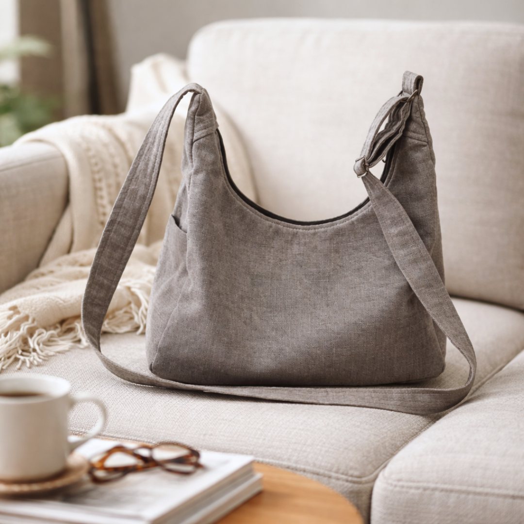Sling Bag Sewing Pattern, Hobo Bag, 3 Sizes, Video Tutorial